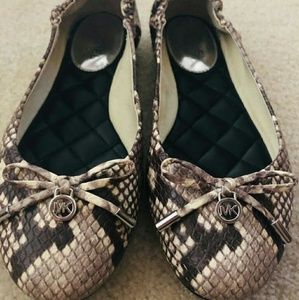 Michael kors snake skin flats sexy!